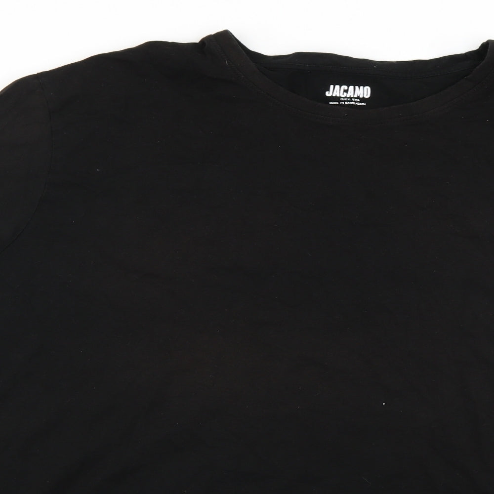 Jacamo Mens Black    T-Shirt Size Big 5X