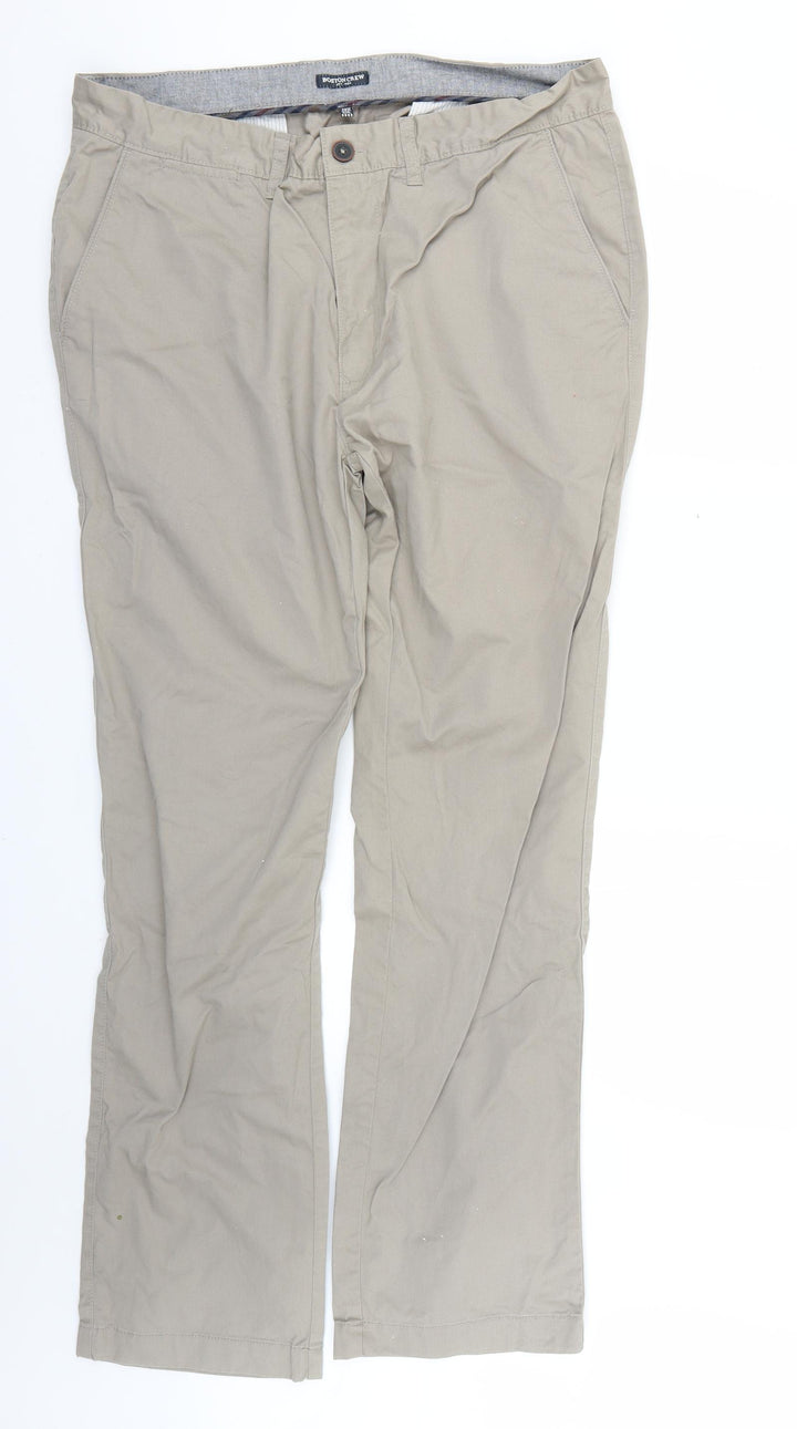 boston crew Mens Beige   Straight Jeans Size 38 L33 in