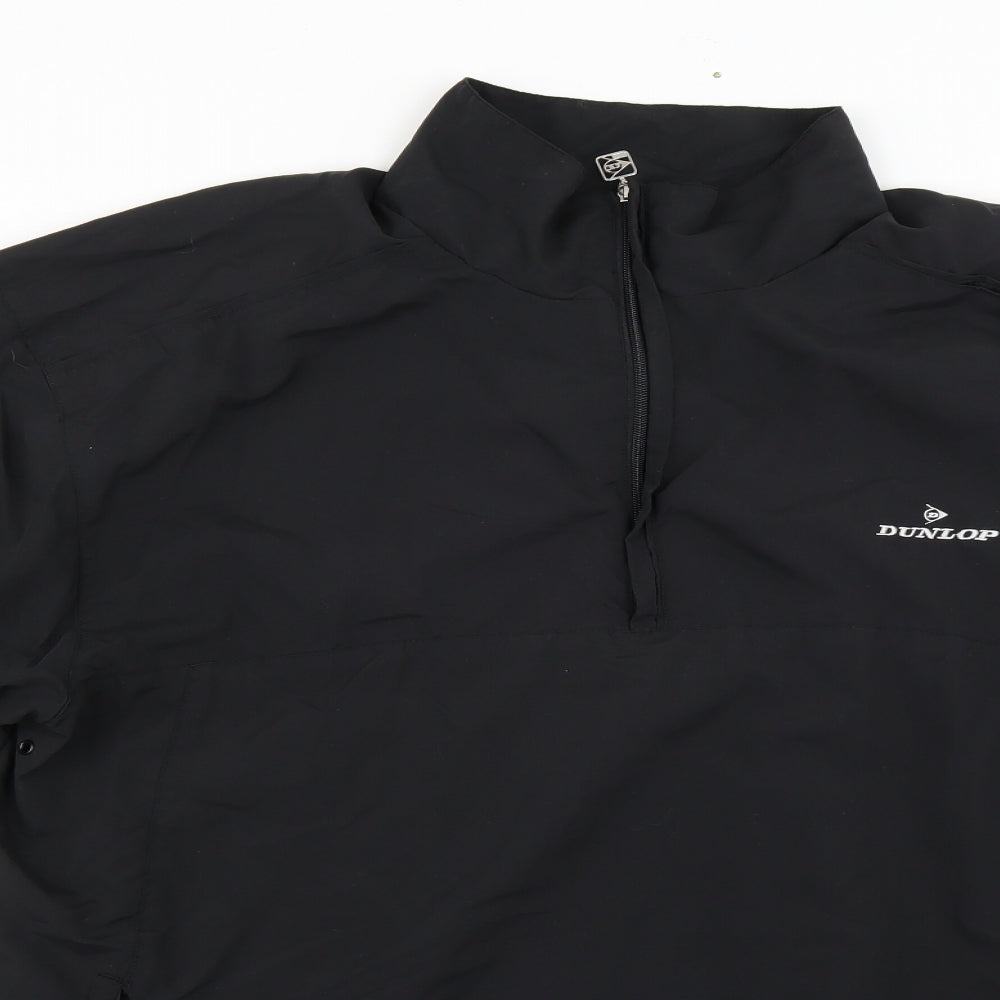 Dunlop Mens Black   Rain Coat Coat Size XL