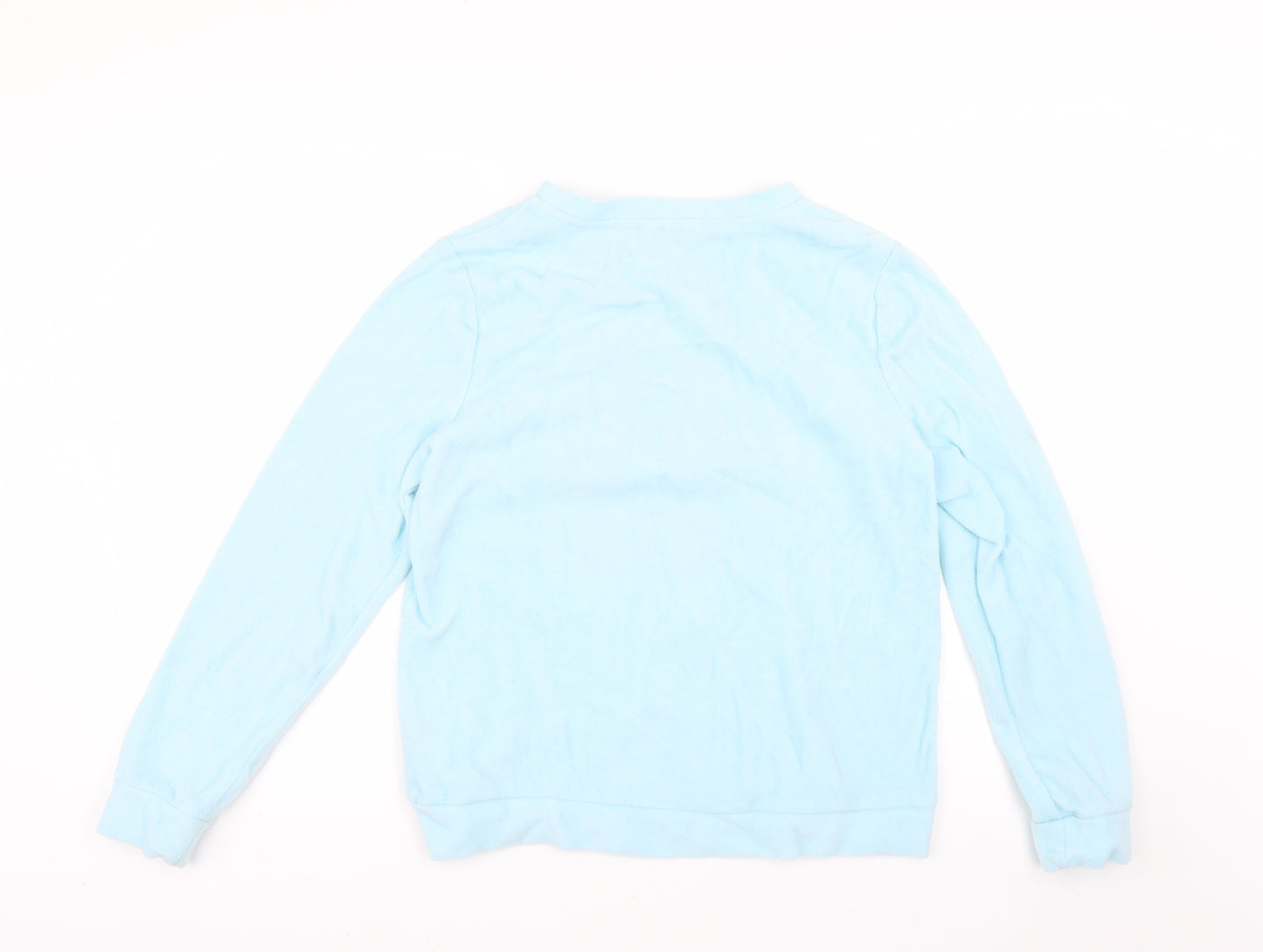 Dunnes Stores Womens Blue Geometric  Top Pyjama Top Size M