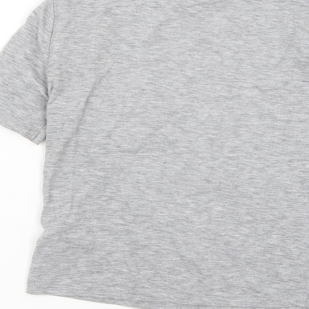 New Look Womens Grey   Basic T-Shirt Size 6