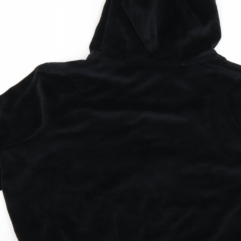 Marks and Spencer Womens Black   Full Zip Hoodie Size 18