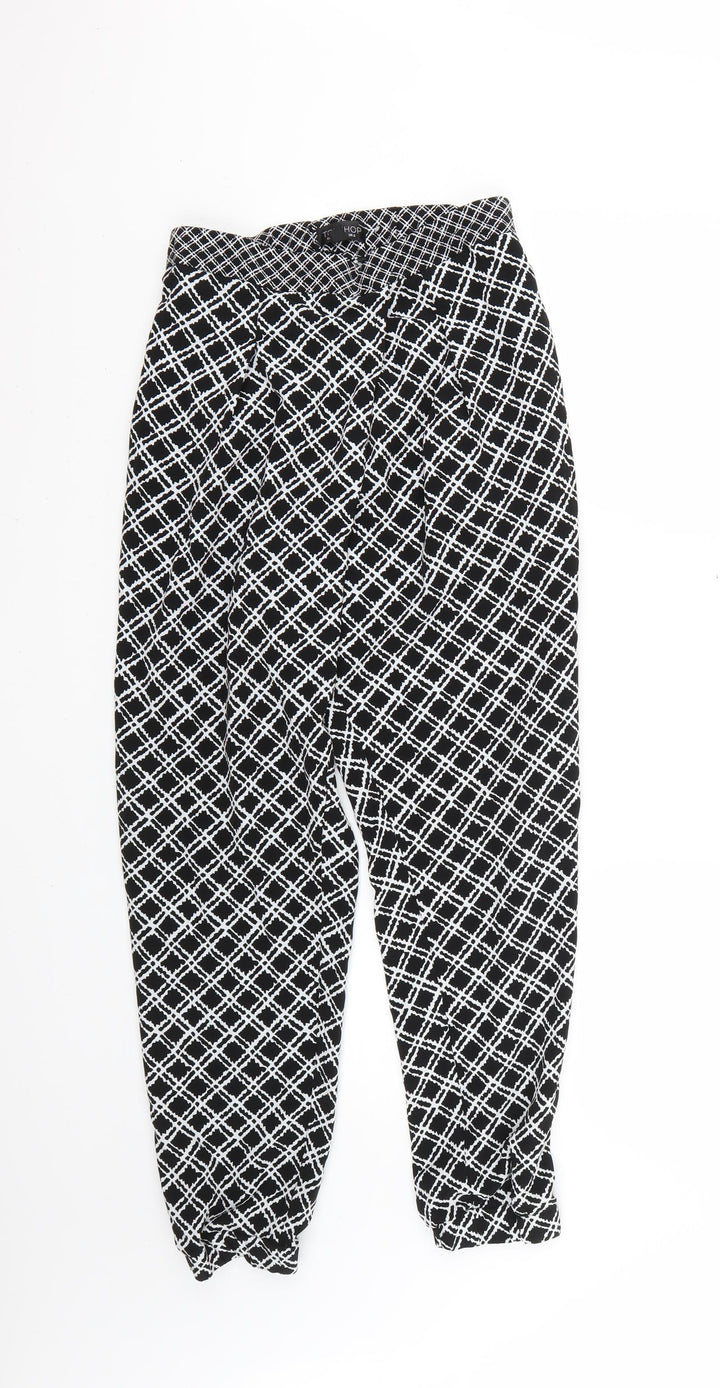 Topshop Womens Multicoloured Geometric  Trousers  Size 6 L24 in