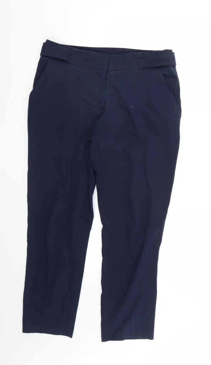 Dorothy Perkins Womens Blue   Trousers  Size 10 L26 in