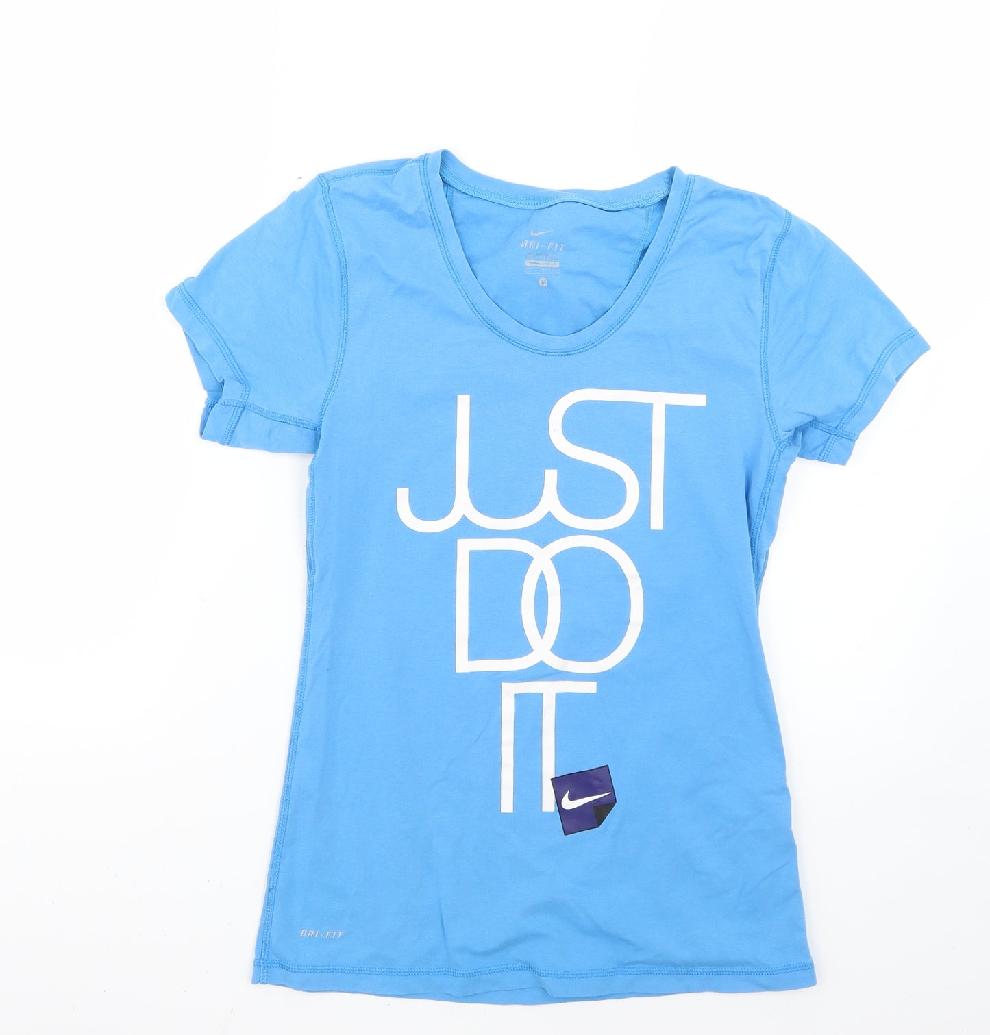 Nike Womens Blue   Basic T-Shirt Size M