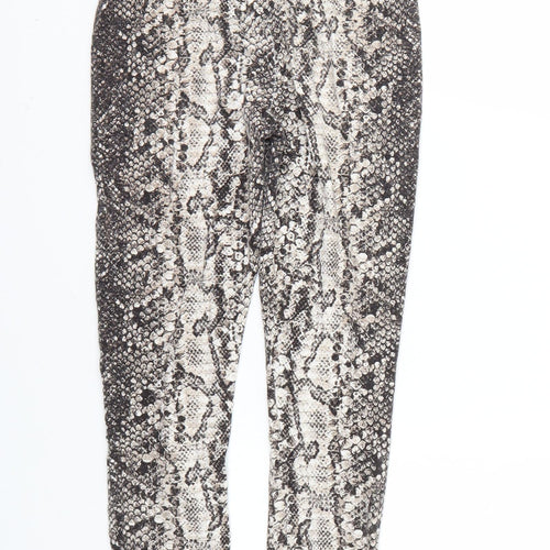ASOS Womens Multicoloured Animal Print  Jegging Leggings Size 6 L23 in