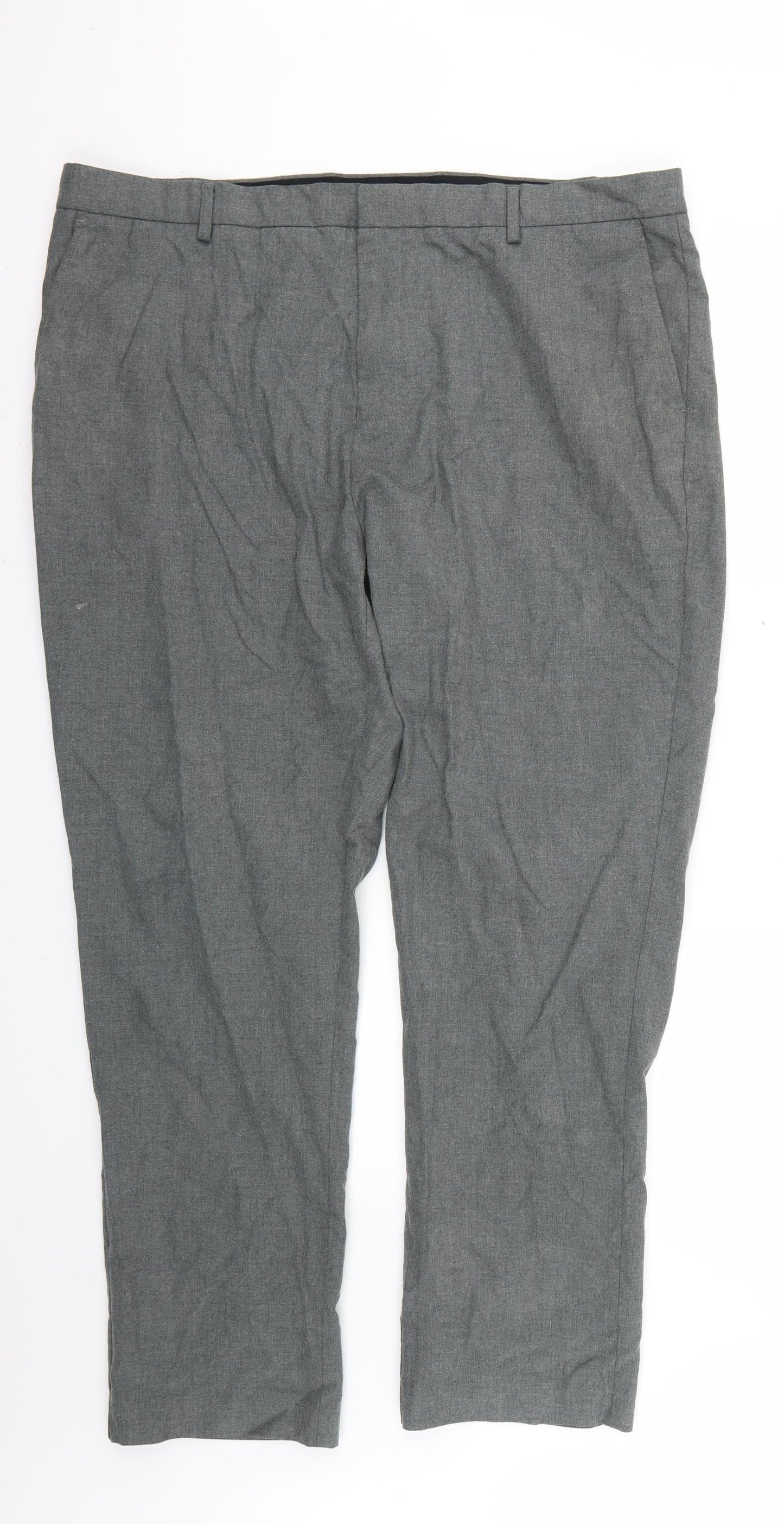 Jacamo Mens Grey   Trousers  Size 42 L28 in