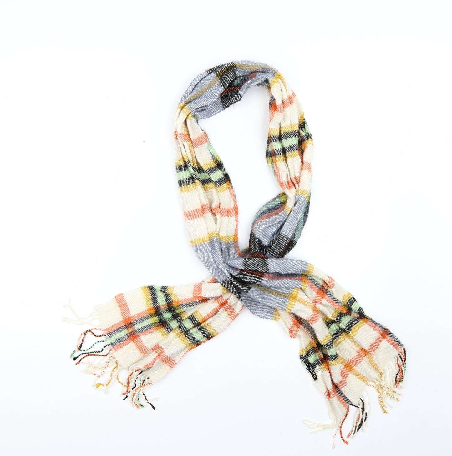 Preworn Womens Multicoloured Check   Scarf