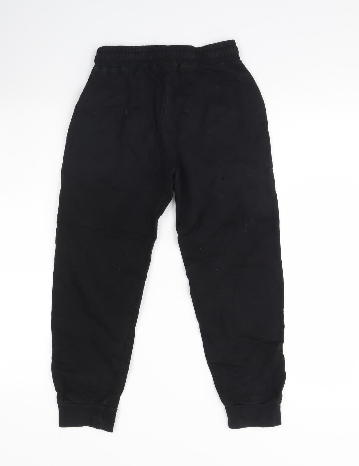 Urban outlaws Boys Black   Jogger Trousers Size 9 Years