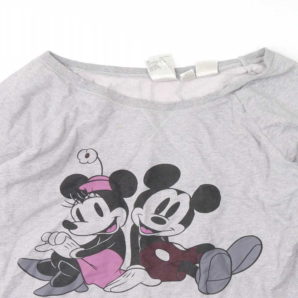 H&M Womens Grey  Rayon Pullover Jumper Size M  - DISNEY