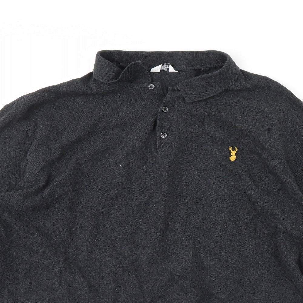 NEXT Mens Grey    Polo Size XL