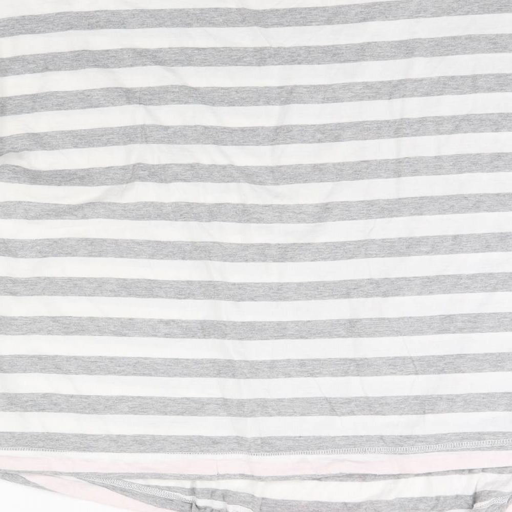Pretty secrets Womens Grey Striped  Pullover Jumper Size 20