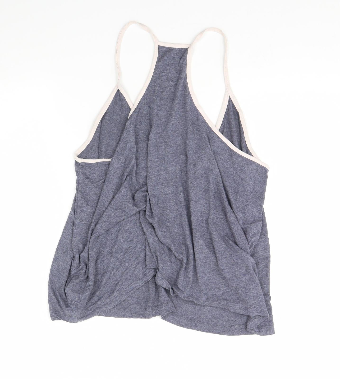 Love to lounge Womens Blue Solid  Cami Pyjama Top Size XL