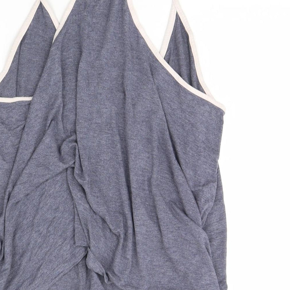 Love to lounge Womens Blue Solid  Cami Pyjama Top Size XL