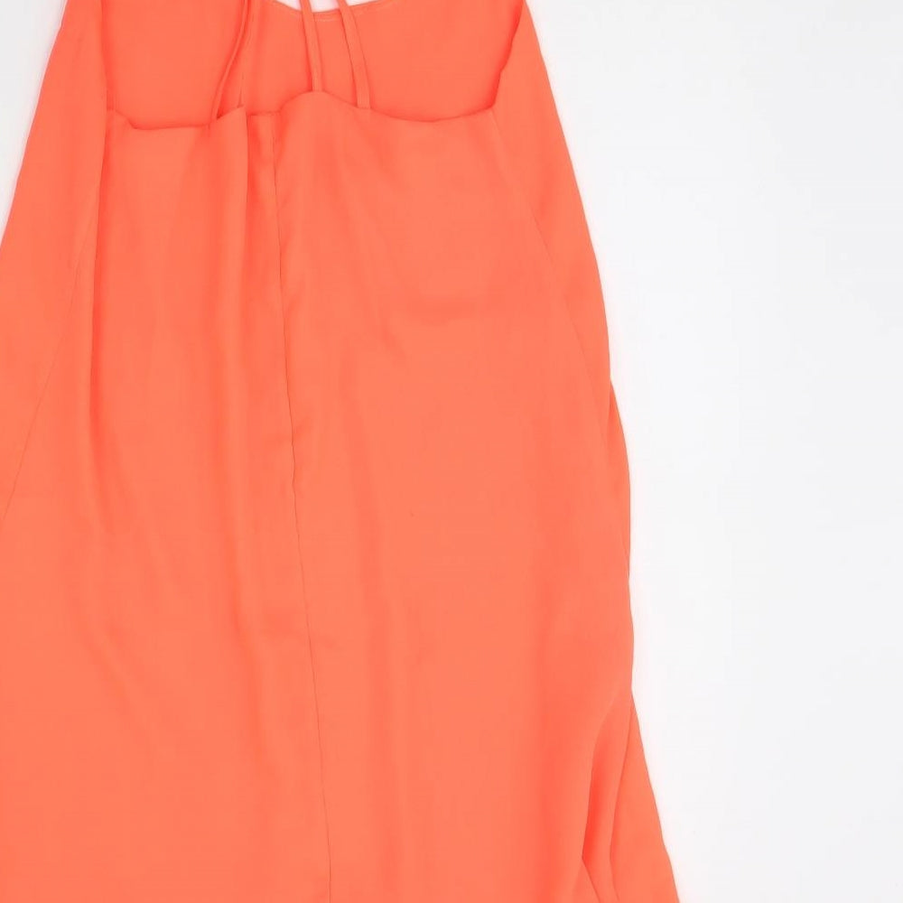 Ribbon Womens Orange   Shift  Size 10