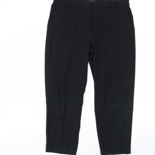 M&S Womens Black   Dress Pants Trousers Size 40 in L29 in