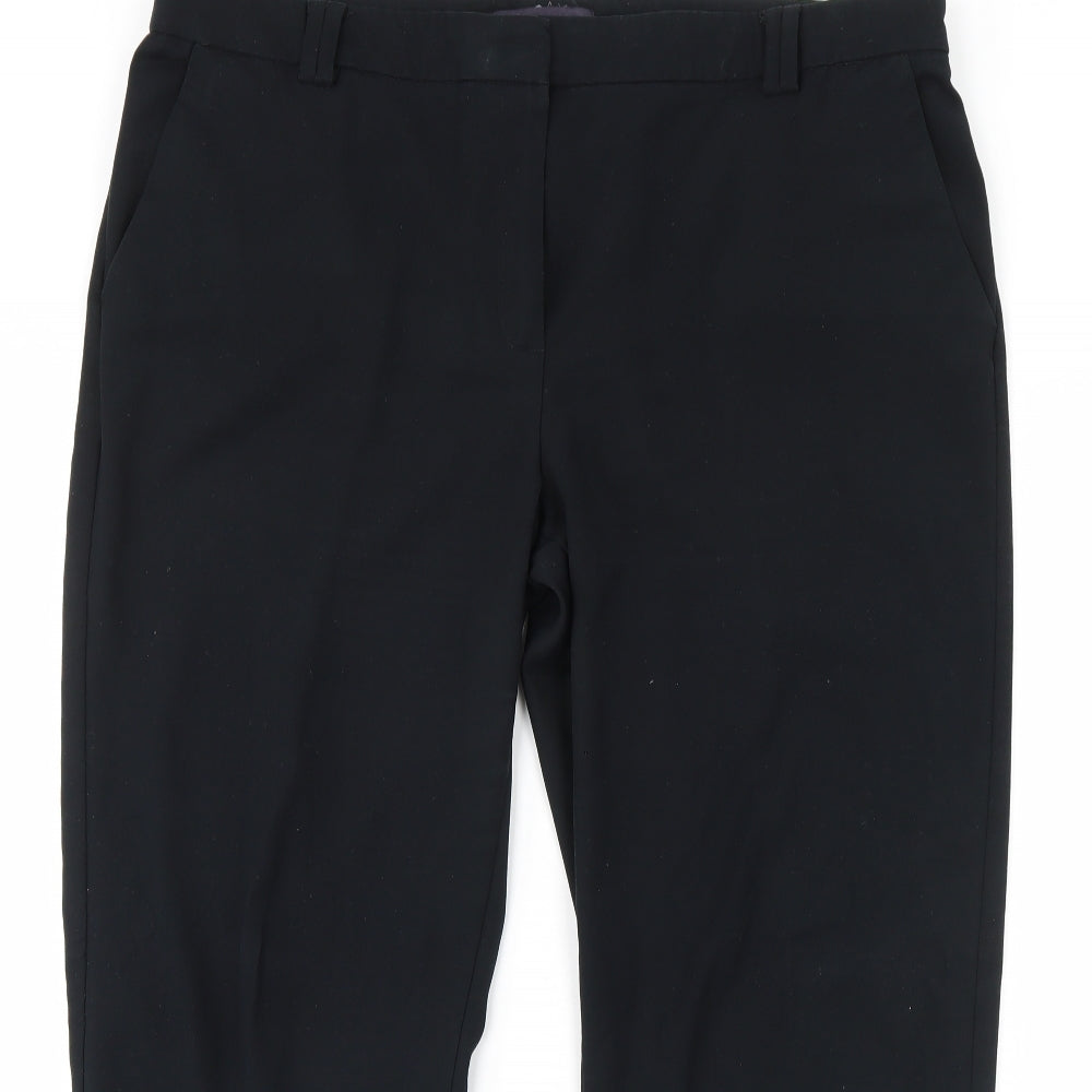 M&S Womens Black   Dress Pants Trousers Size 40 in L29 in