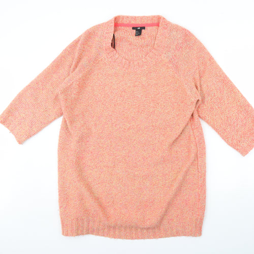 H&M Womens Pink   Pullover Jumper Size M