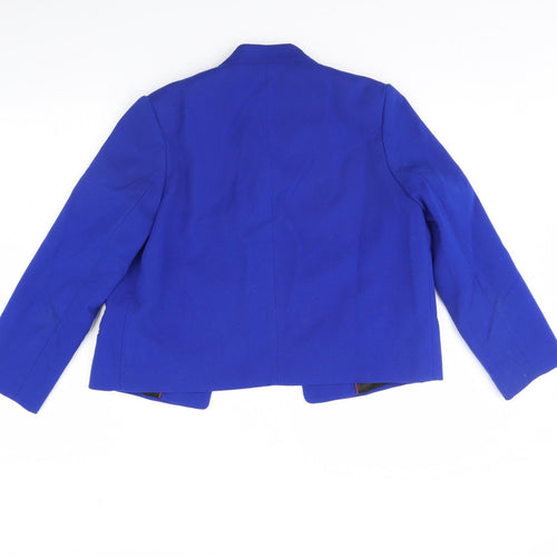 Soon Womens Blue   Jacket  Size 14  - Shoulder Pads