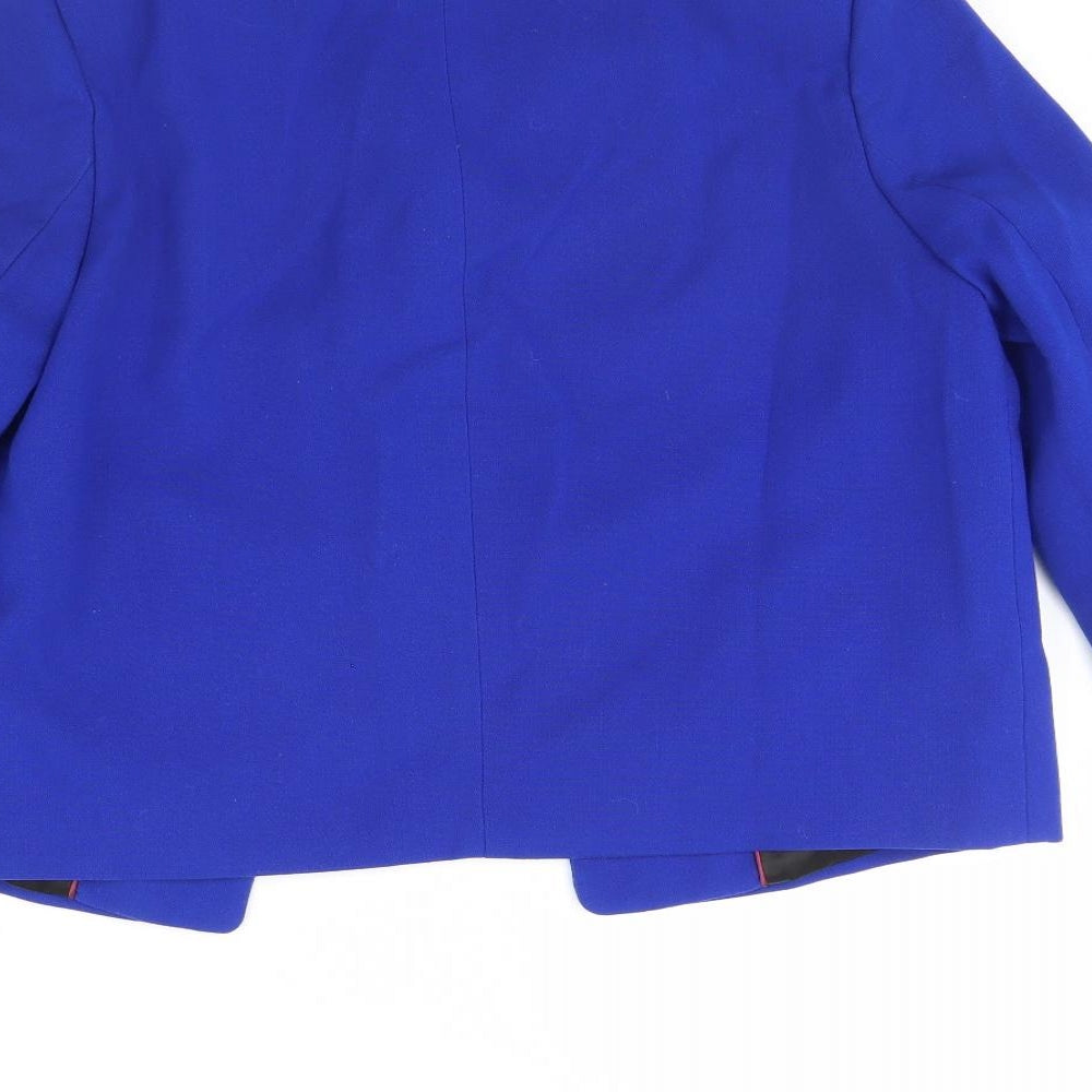 Soon Womens Blue   Jacket  Size 14  - Shoulder Pads
