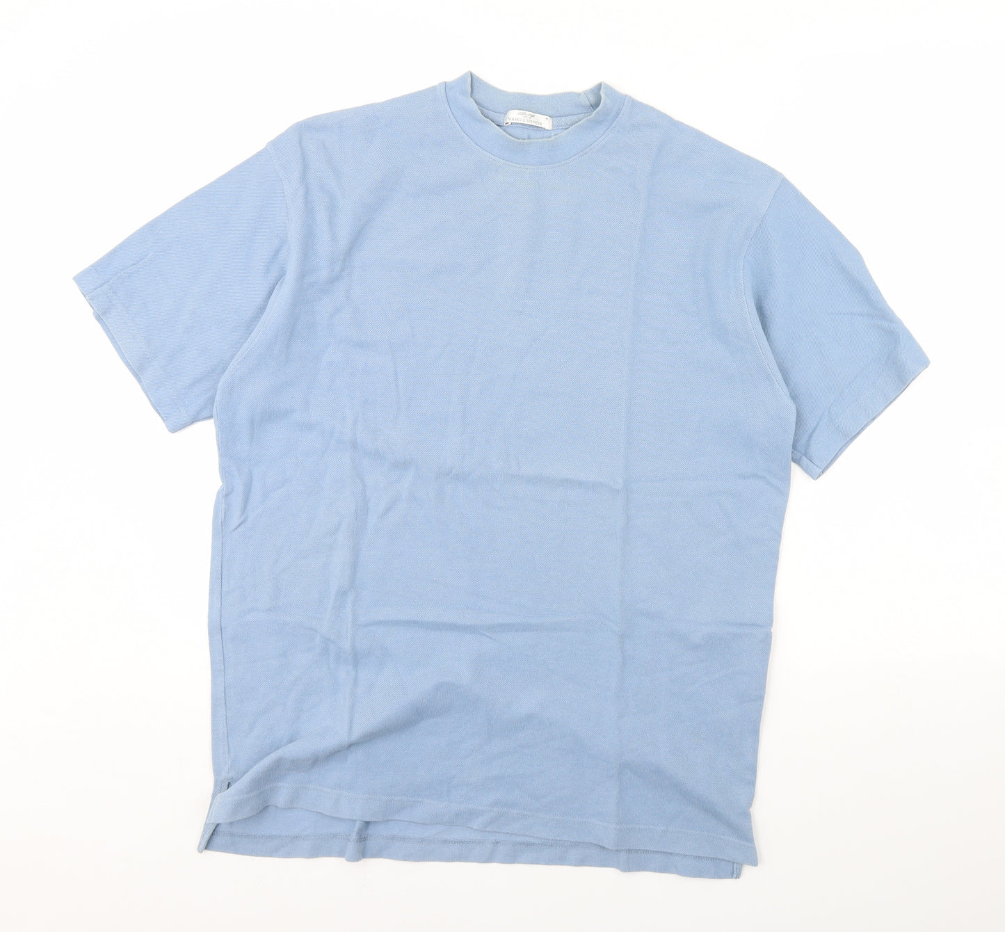 M&s Mens Blue    T-Shirt Size M