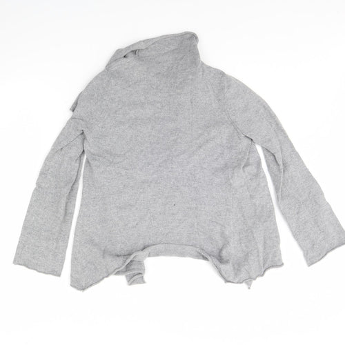M&s Womens Grey   Cardigan Jumper Size 10