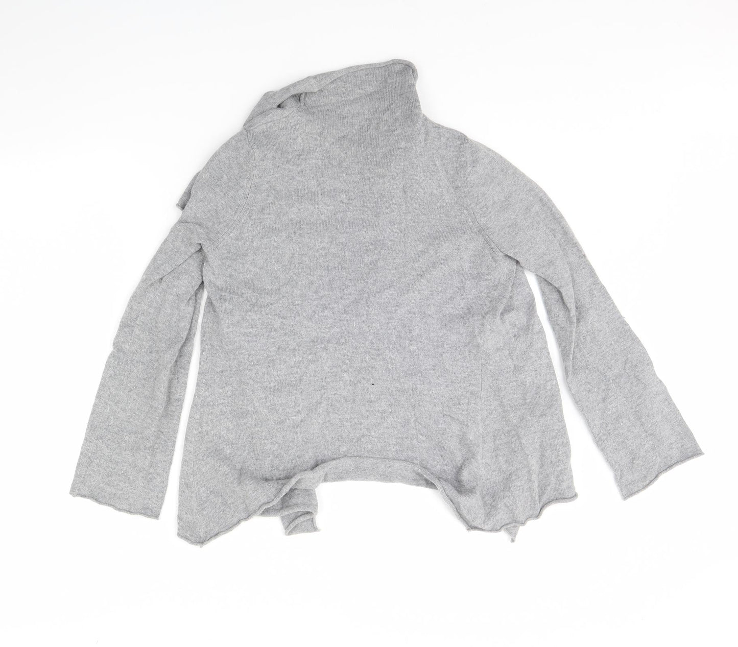 M&s Womens Grey   Cardigan Jumper Size 10