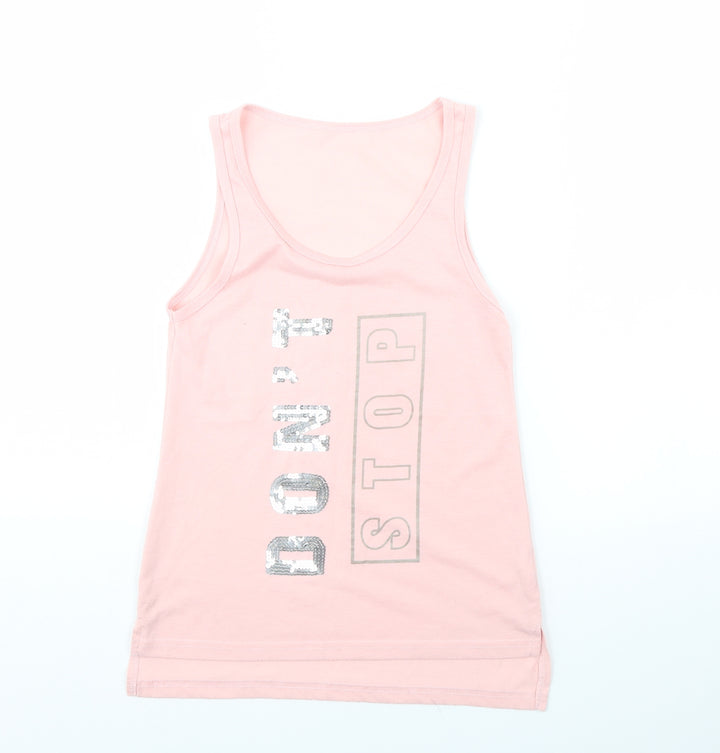 Active Girls Pink   Basic Tank Size 10 Years