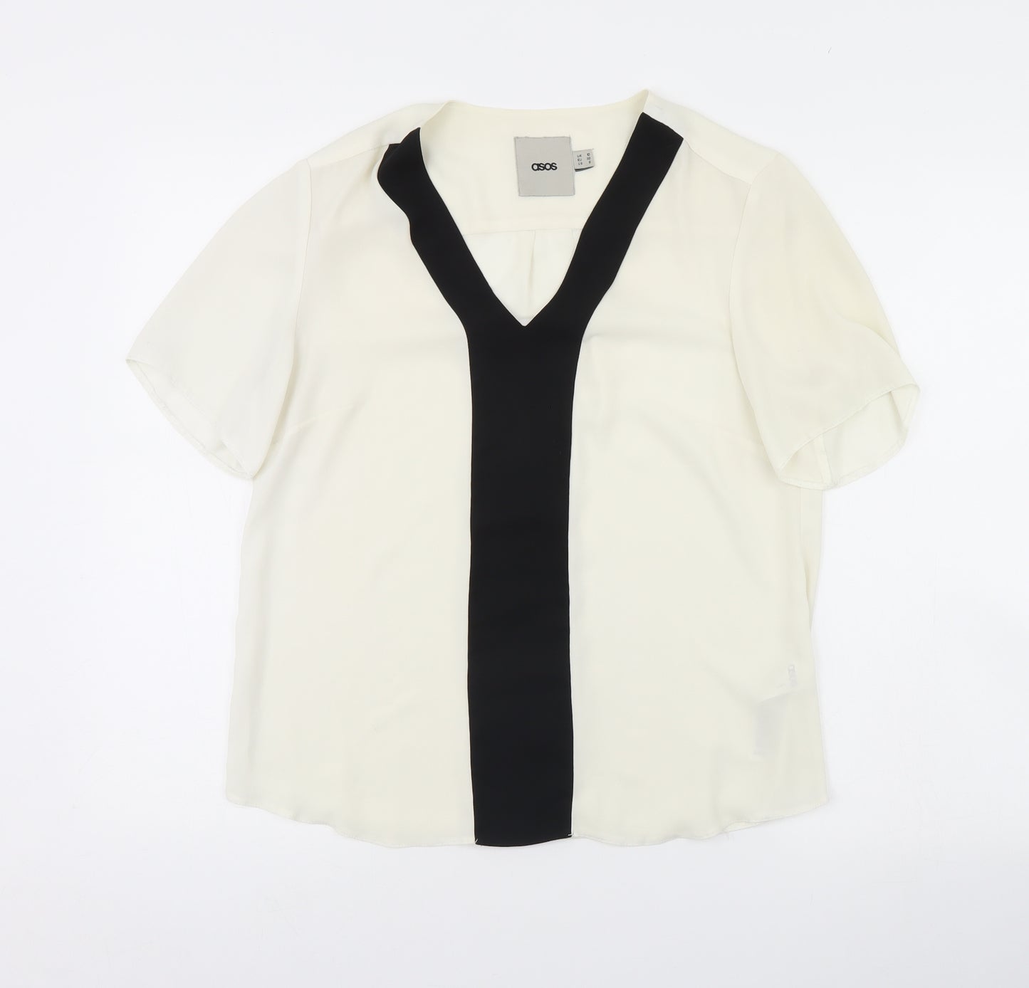 ASOS Womens Ivory   Basic Blouse Size 10