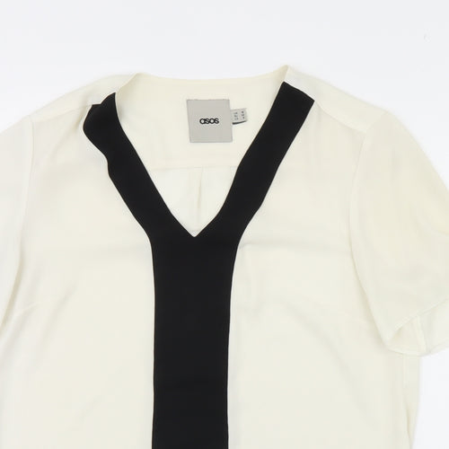 ASOS Womens Ivory   Basic Blouse Size 10