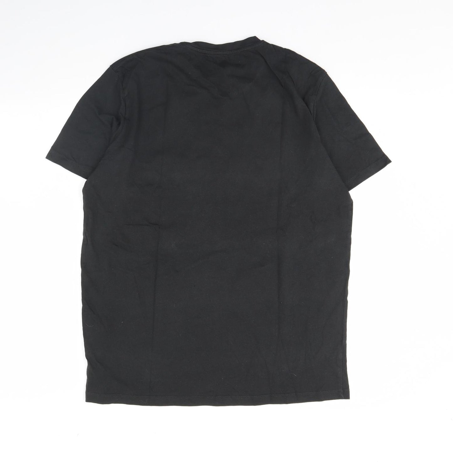 JACK & JONES Mens Black    T-Shirt Size XL