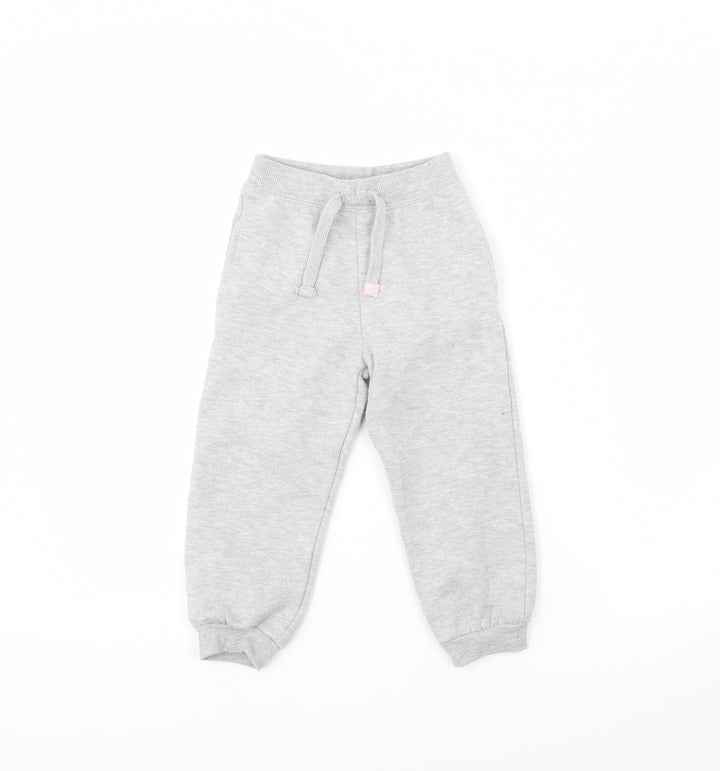 Young Dimension Girls Grey   Jogger Trousers Size 2 Years
