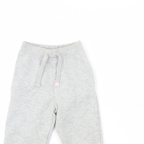 Young Dimension Girls Grey   Jogger Trousers Size 2 Years
