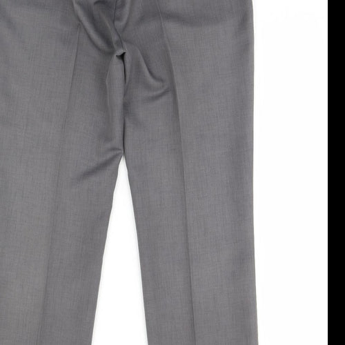 Esmorn Womens Grey   Dress Pants Trousers Size 12 L31 in