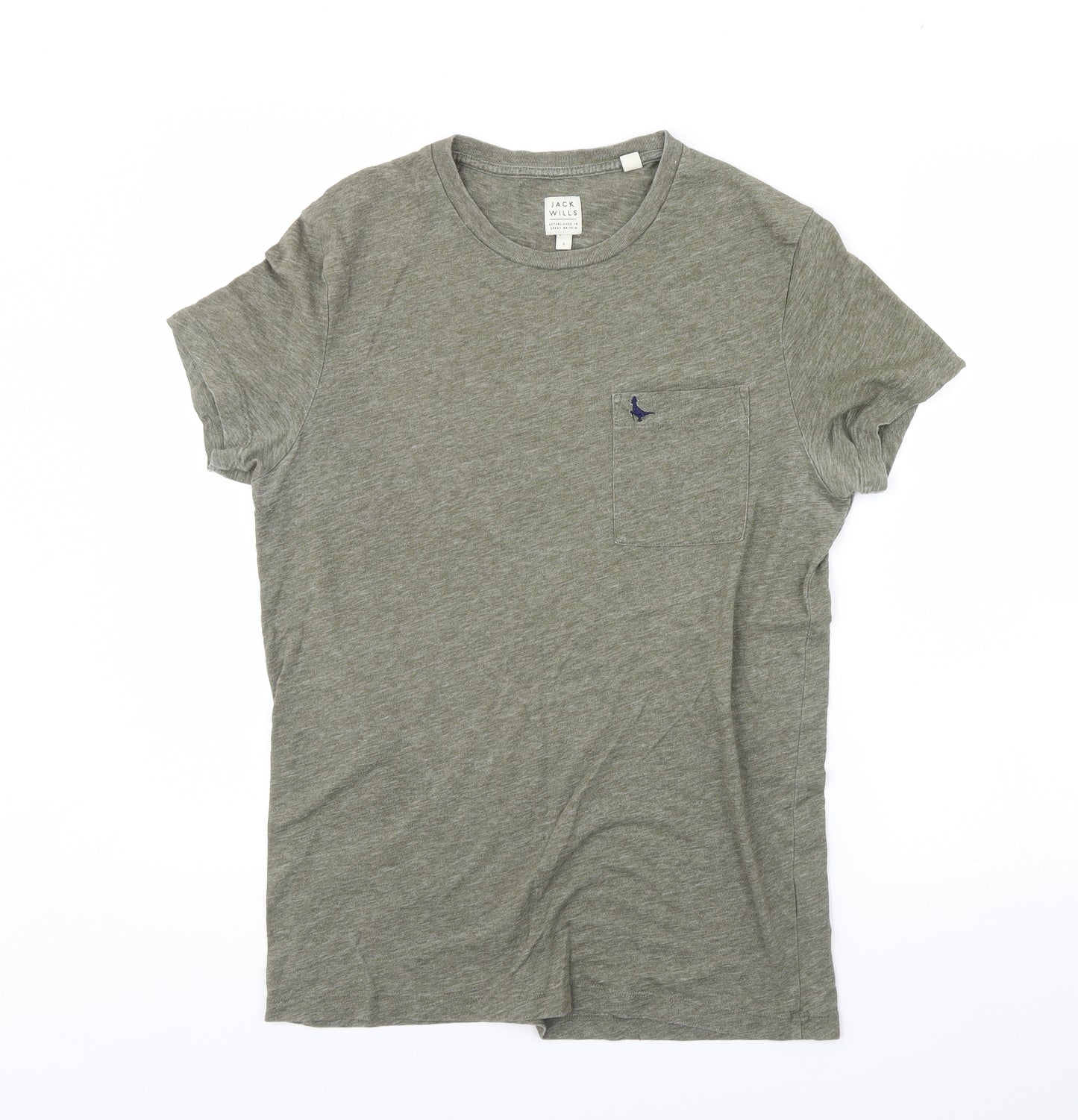 Jack Wills Mens Green    T-Shirt Size S