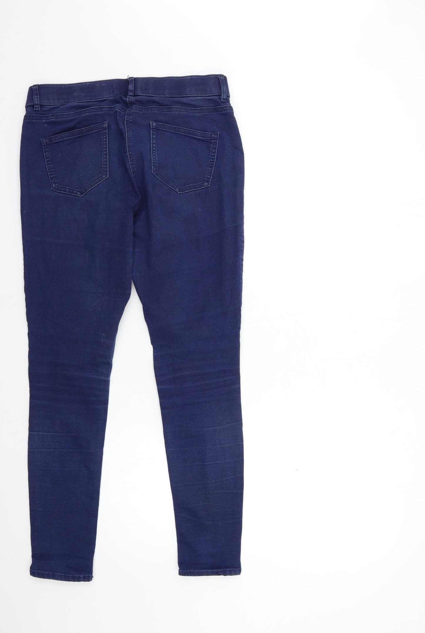 George Womens Blue  Denim Skinny Jeans Size 14 L28 in