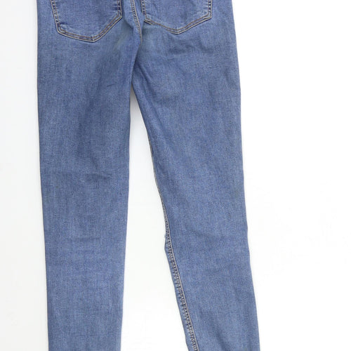 Topshop Womens Blue  Denim Skinny Jeans Size 28 in L32 in