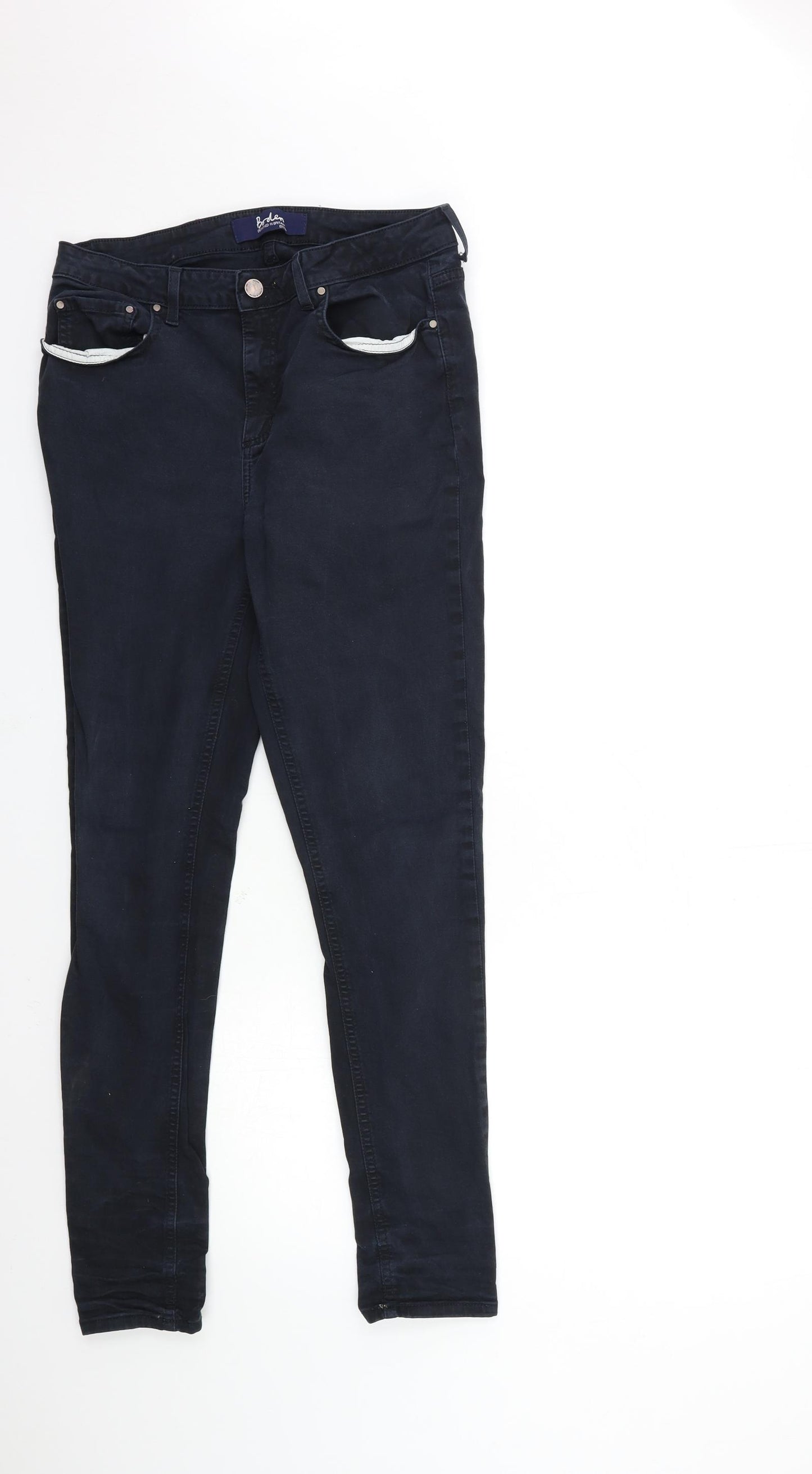 Boden Womens Blue  Denim Skinny Jeans Size 14 L30 in