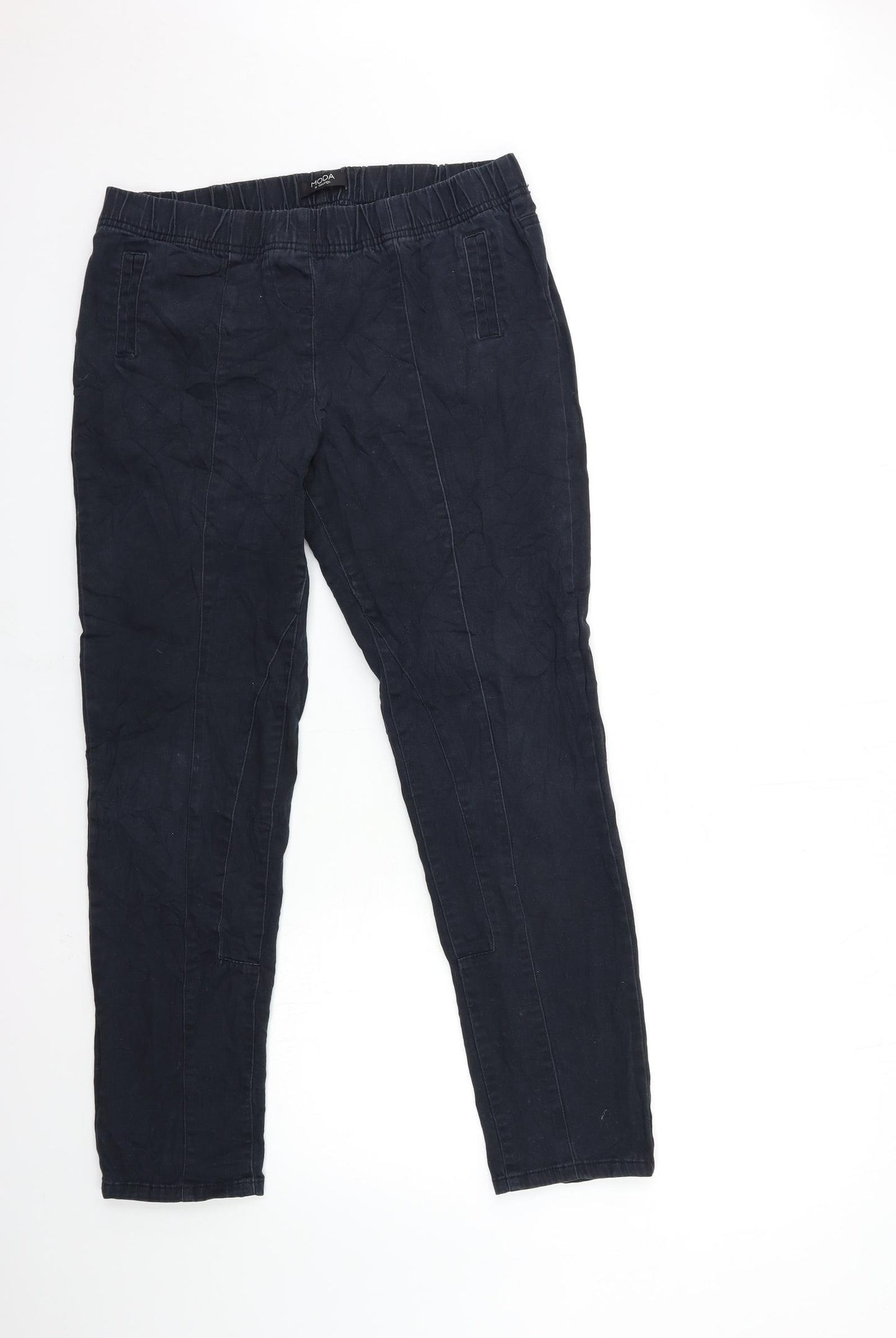 George Womens Black   Trousers  Size 16 L29 in