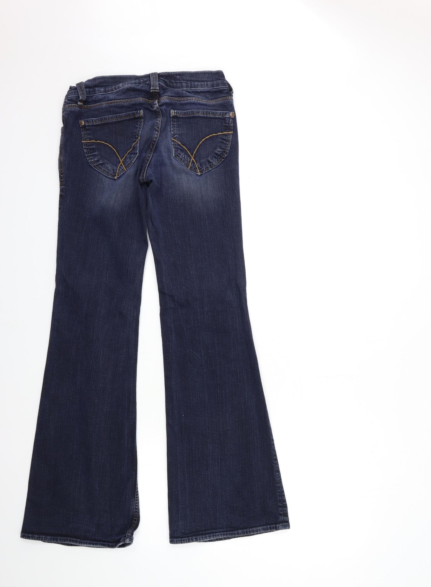 NEXT Womens Blue  Denim Flared Jeans Size 10 L32 in