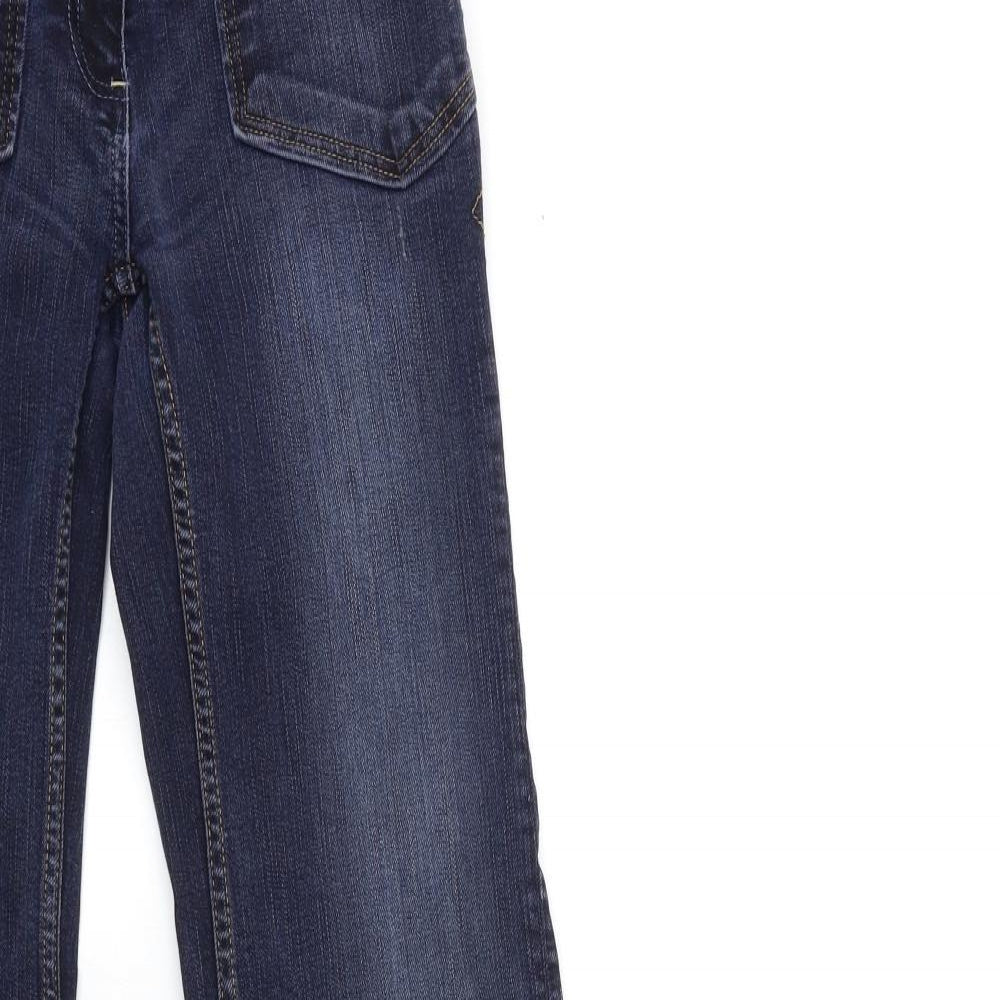 NEXT Womens Blue  Denim Flared Jeans Size 10 L32 in