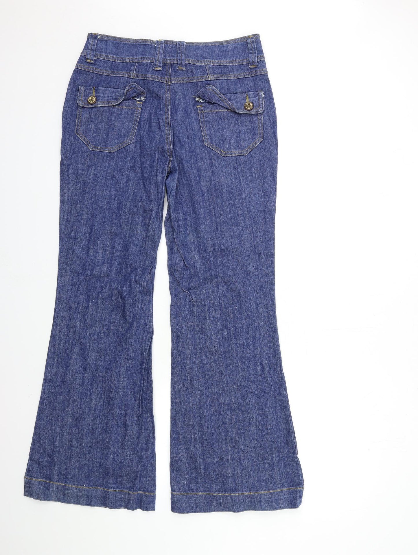 Cherokee Womens Blue  Denim Flared Jeans Size 30 in L30 in