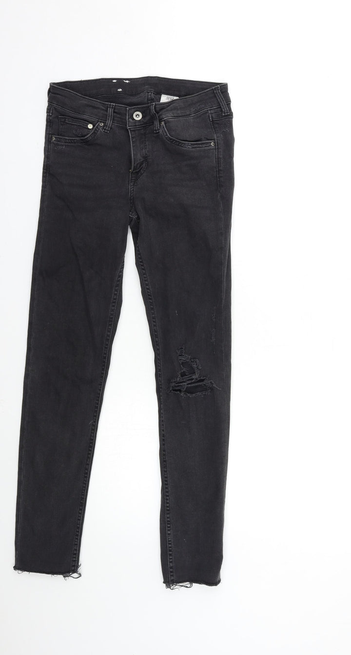 H&M Womens Blue  Denim Skinny Jeans Size 27 in L28 in
