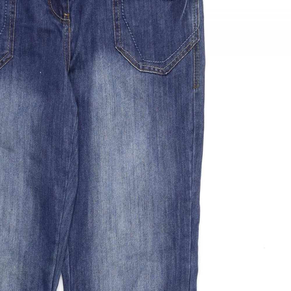 George Womens Blue  Denim Flared Jeans Size 14 L30 in