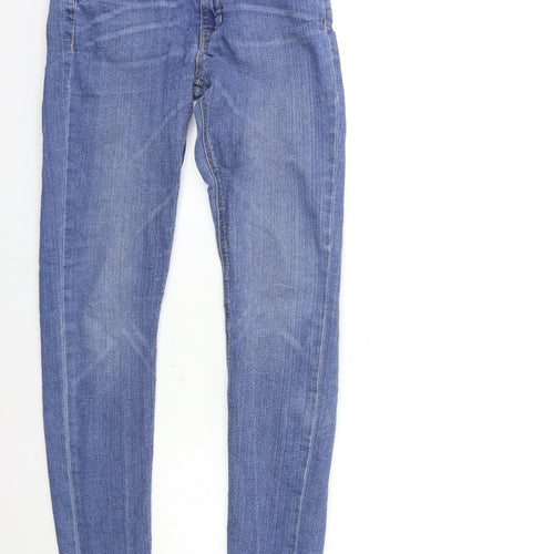 Preworn Womens Blue  Denim Skinny Jeans Size 26 in L30 in