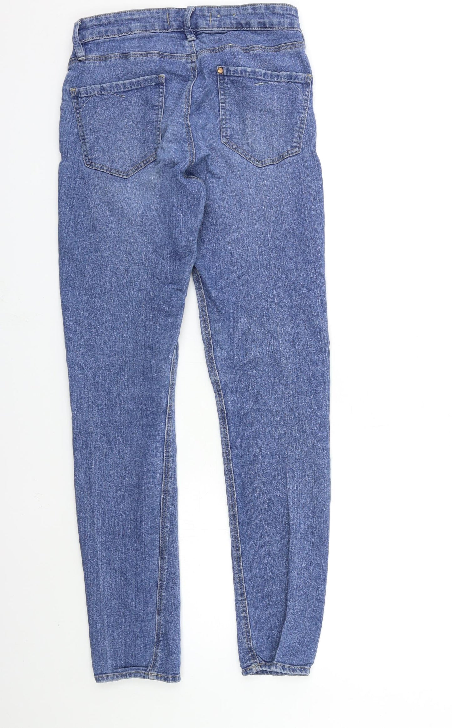 Preworn Womens Blue  Denim Skinny Jeans Size 26 in L30 in