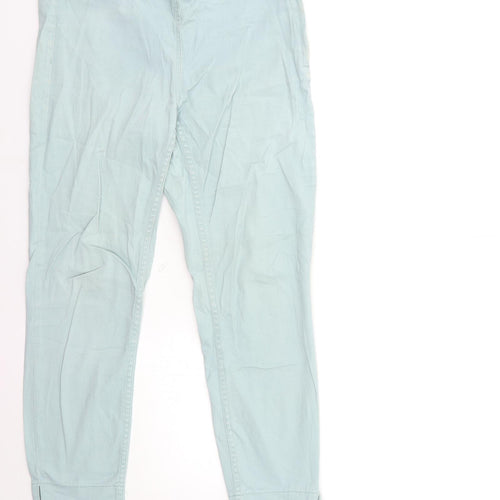 H&M Womens Blue  Denim Cropped Jeans Size 8 L26 in