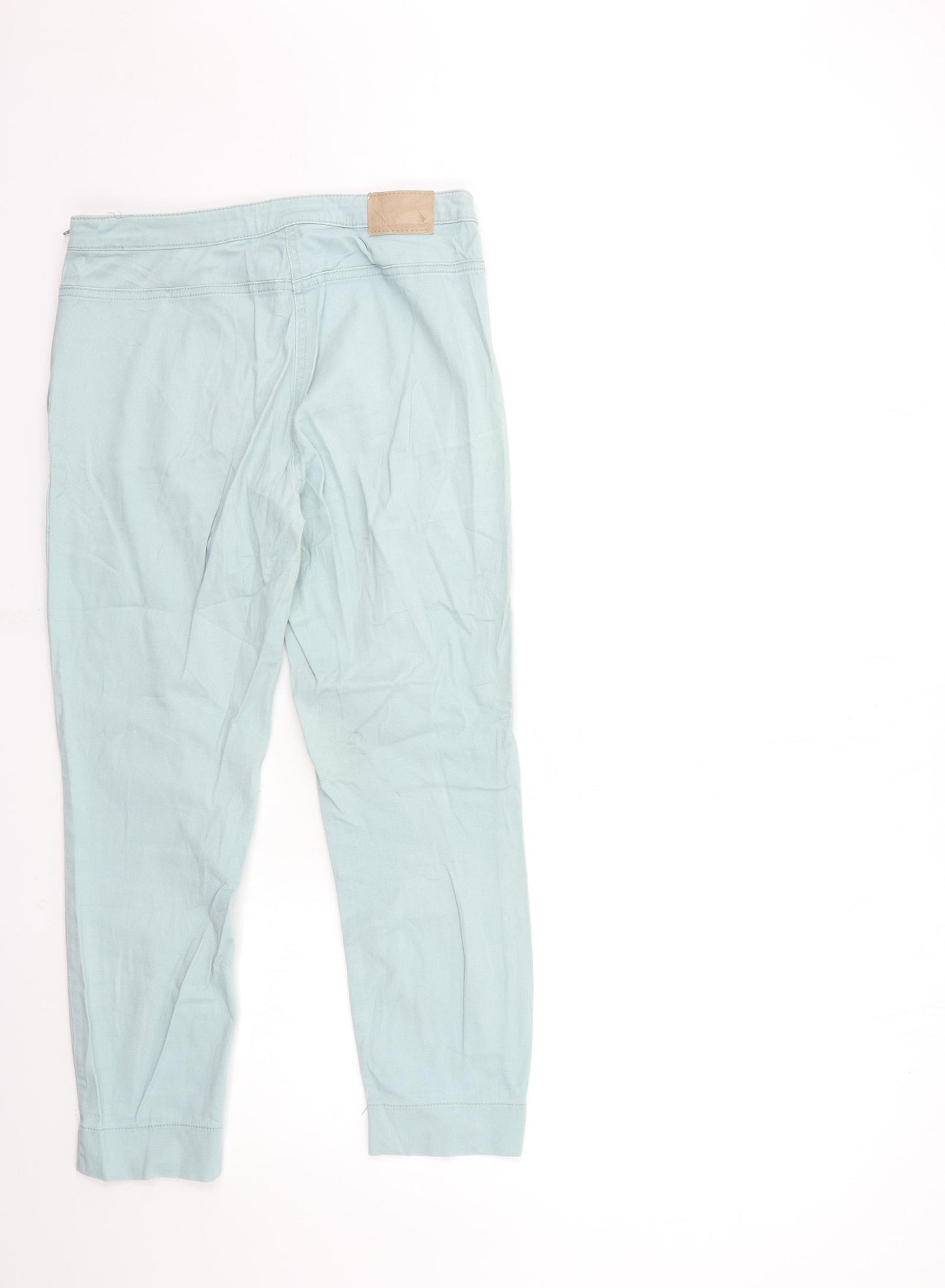 H&M Womens Blue  Denim Cropped Jeans Size 8 L26 in