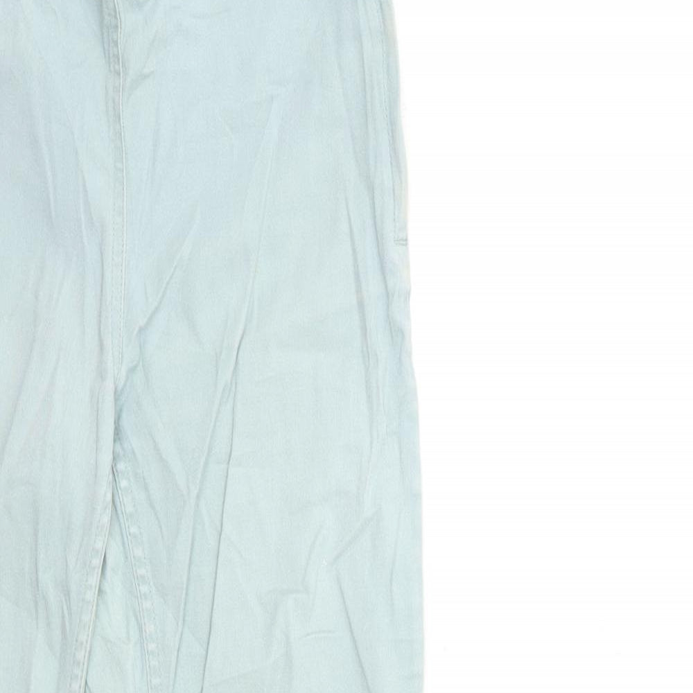 H&M Womens Blue  Denim Cropped Jeans Size 8 L26 in