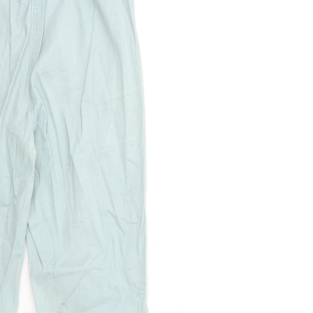 H&M Womens Blue  Denim Cropped Jeans Size 8 L26 in